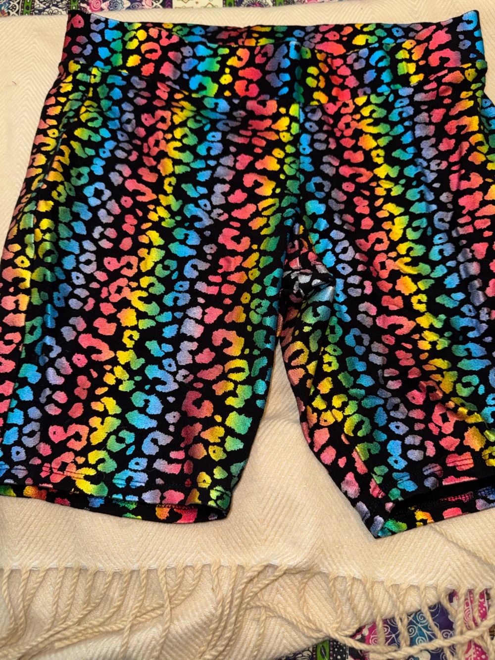 torrid Rainbow Leopard Print Leggings - Black with Rainbow Spots